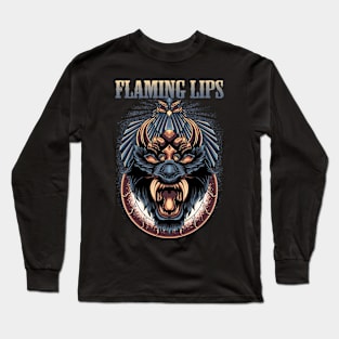 FLAMING LIPS BAND Long Sleeve T-Shirt